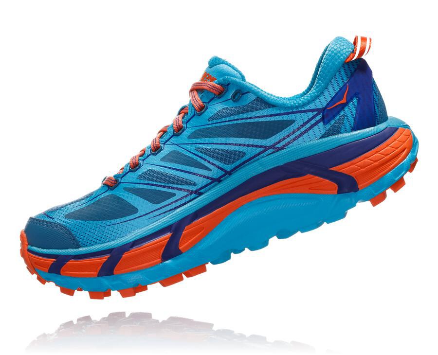 Hoka One One Trail Schoenen Dames - Mafate Speed 2 - Blauw - QU7412398